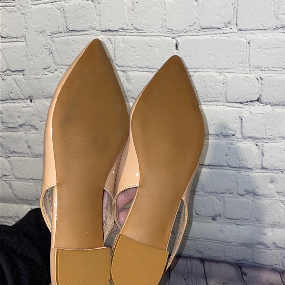 Madden Girl Delaneyy Nude Slingback Flats Sz8 like new - Picture 8 of 10